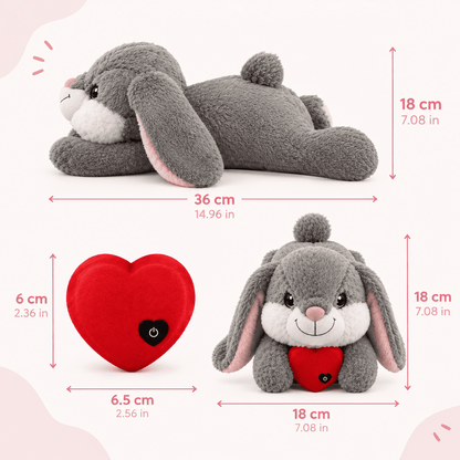 peluche de conejo con latidos
